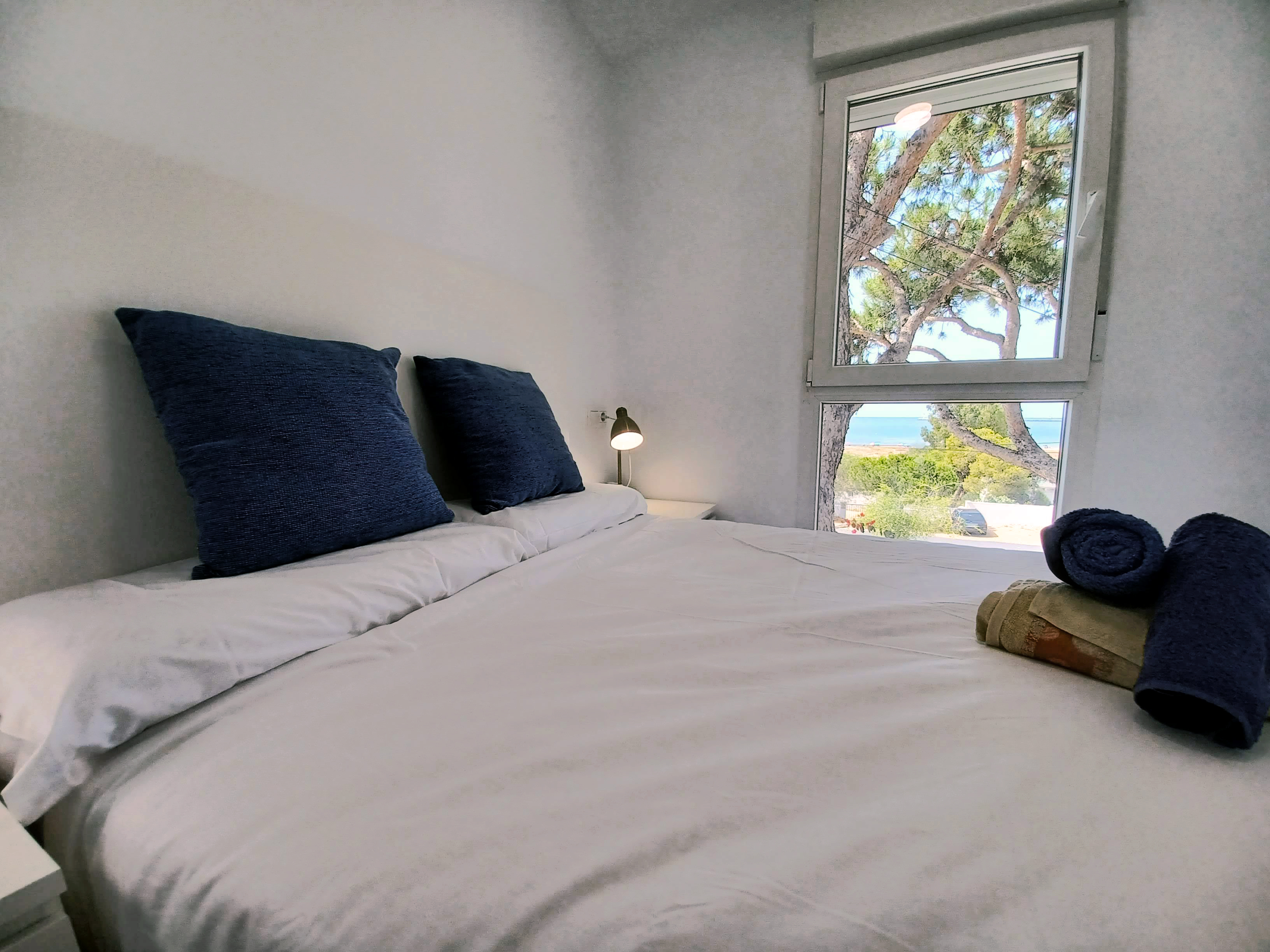Dormitorio apartamento en Mazagón